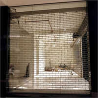 वर्टिकल ब्रिक्स ग्रिल मोटराइज्ड रोलिंग शटर