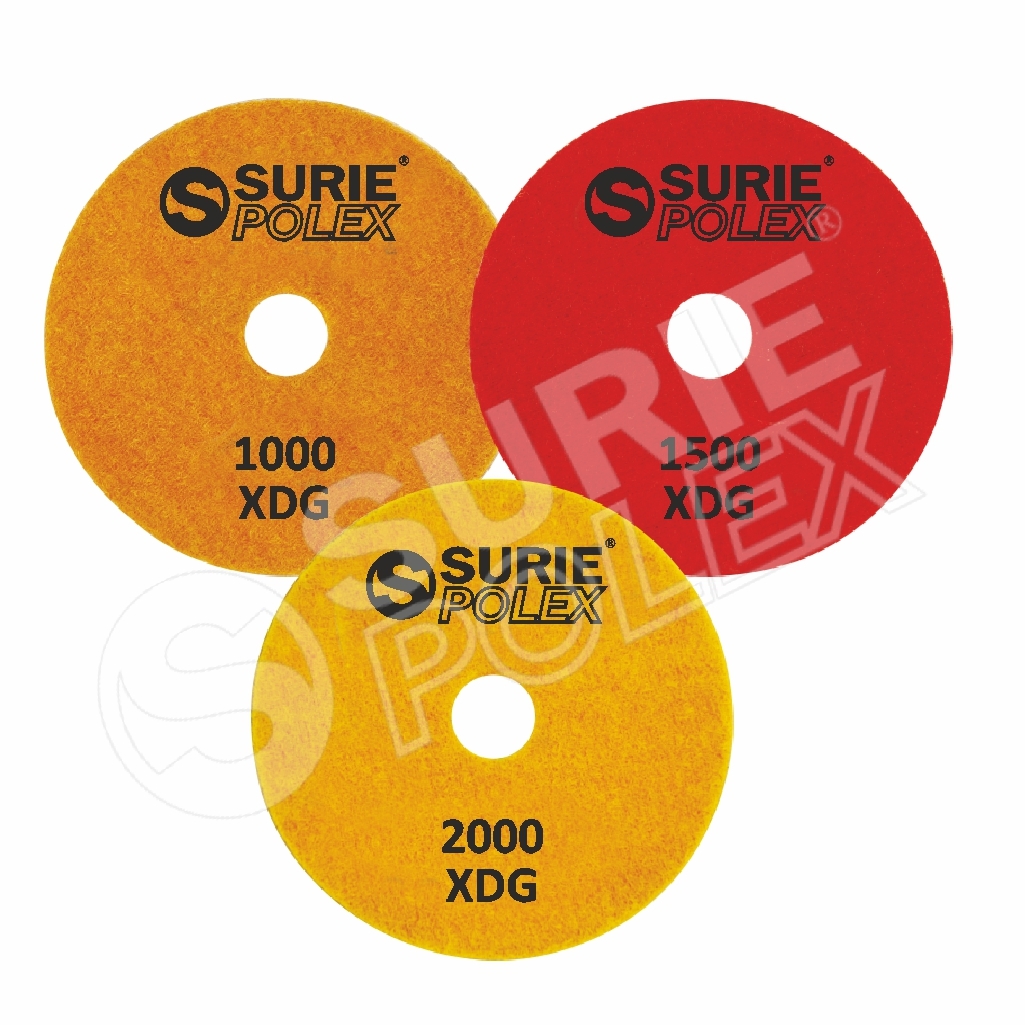 Diamond Wet Polishing Pad - Flexible Resin Bonded Velcro-backed | Ideal For Marble And Granite Smooth Polishing Results Grits 60 To 12000