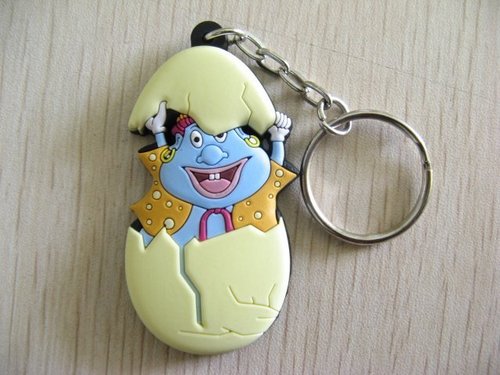 Rubber keychain