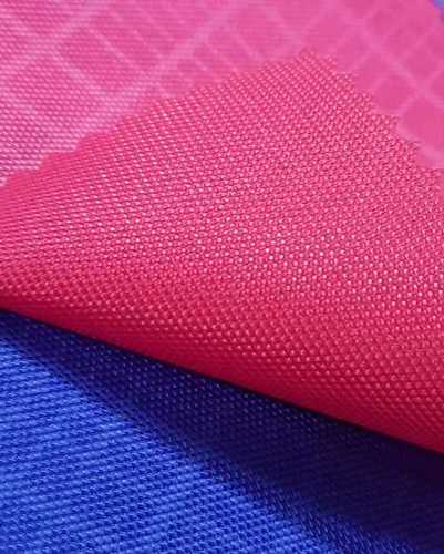 1000 D Pu Dsn.7 - Tear-Resistant Washable Material, Pink and Blue Printed Pattern | Ideal for Versatile Bag Use