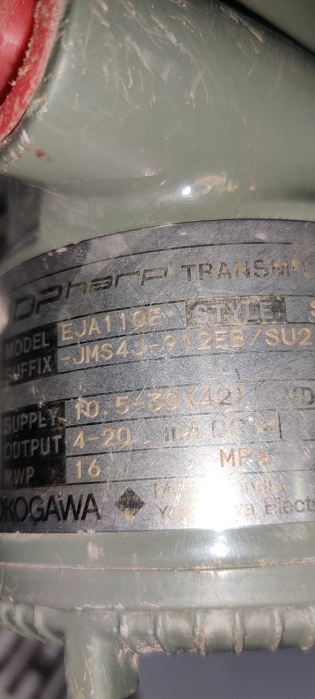 Yokogawa Eja 110e Transmitter