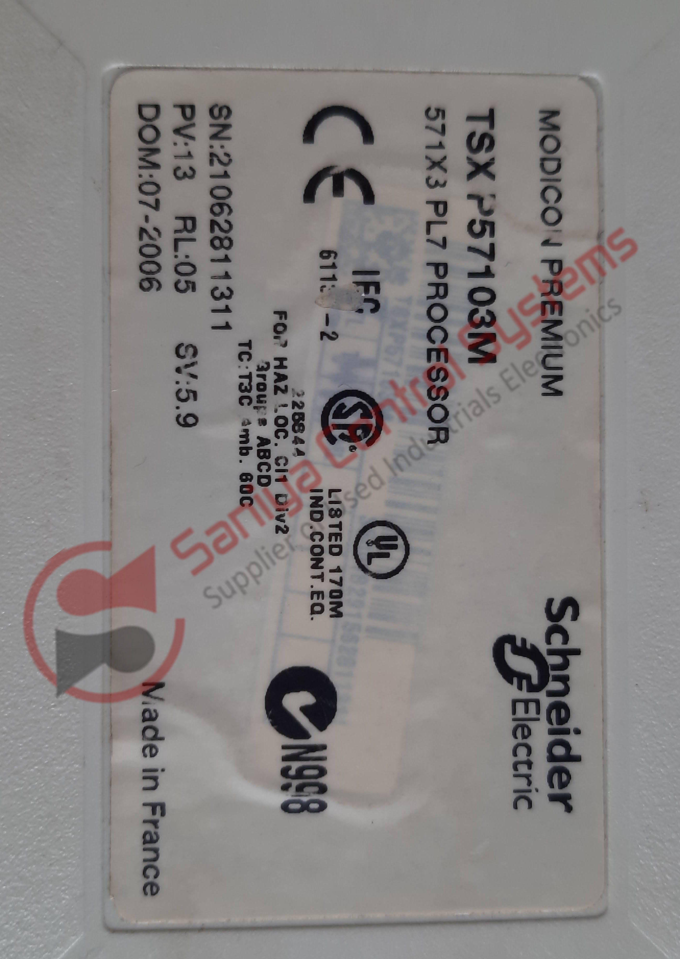 Schneider Tsx P57103m Proccesor Cpu