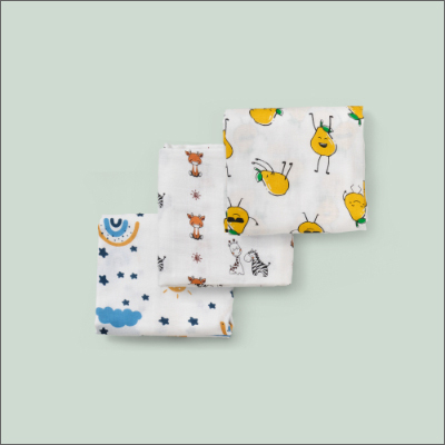 मल्टीकलर बेहद आरामदायक स्वैडल्स