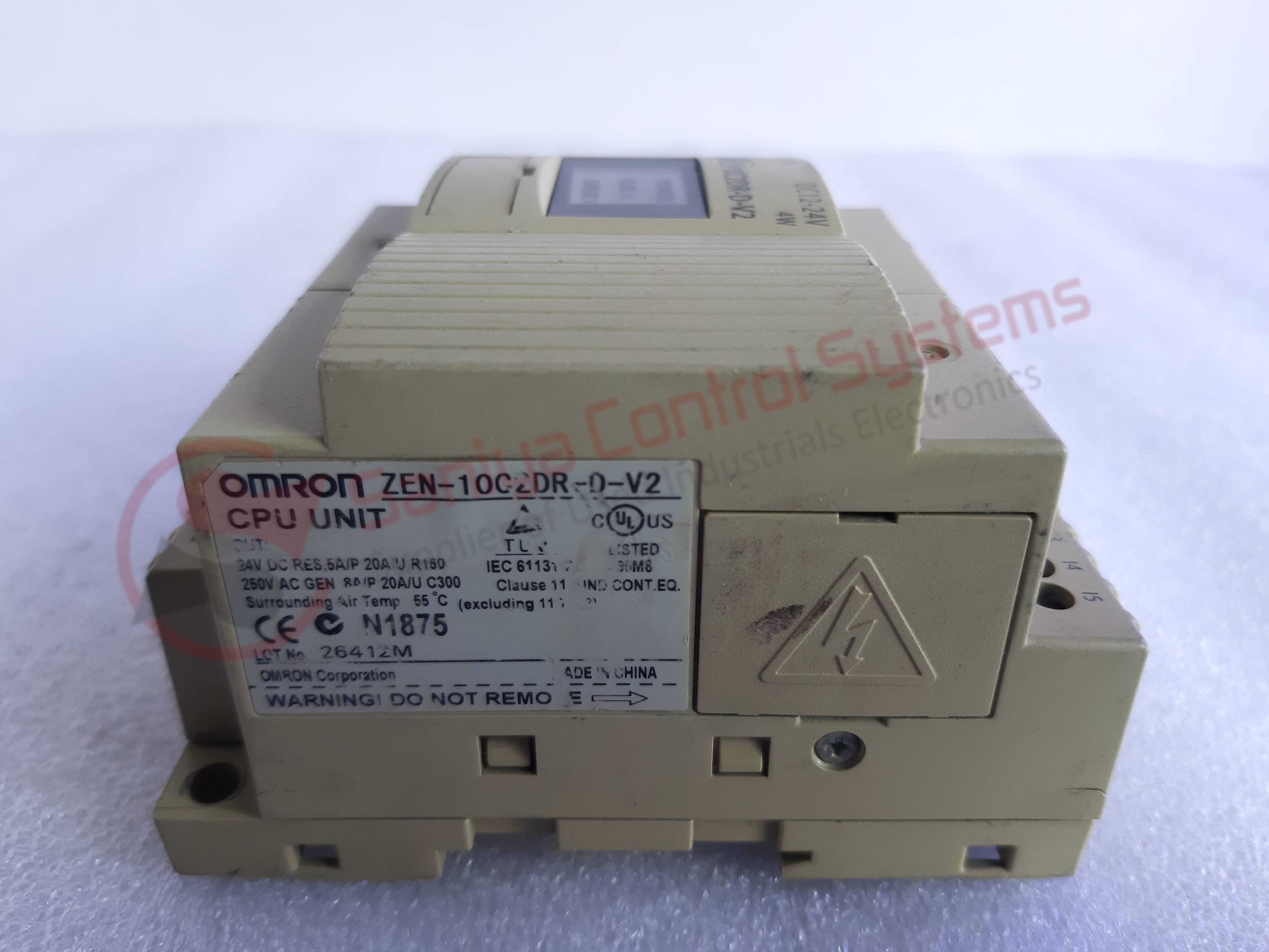 Omron Zen-10c2dr-d-v2 Cpu Unit