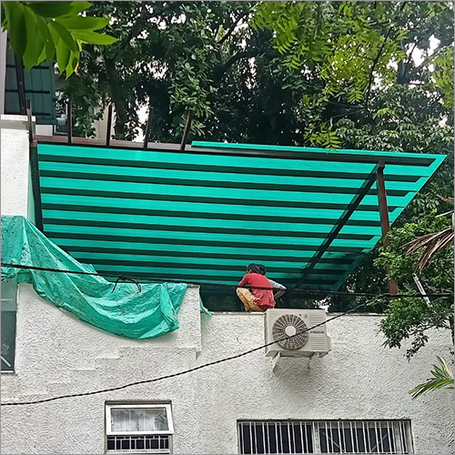 Pergola With Polycarbonate Sheet - Size: As Per Client Requirements