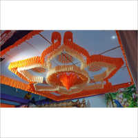 पॉलिएस्टर शामियाना सीलिंग वेडिंग टेंट