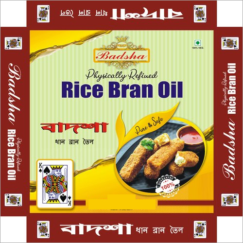15 Kg Edible Oil Tin Label