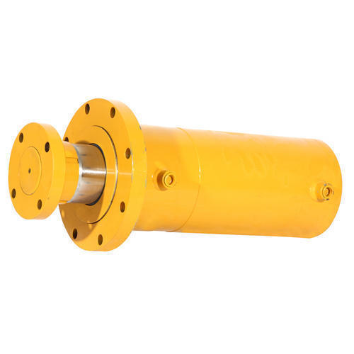 Hydraulic Cylinder - Yellow Finish | Durable Performance And Versatile Applications In Heavy Machinery Handling