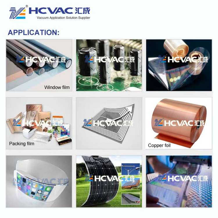 Hcvac Roll-to-roll Sputter Systems For Conductive Layer - Color: Gold