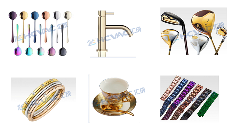 Hcvac Golf Head Magnetron Sputtering Coating Machine Gold Plating Equipment - Coating Material: Plastic