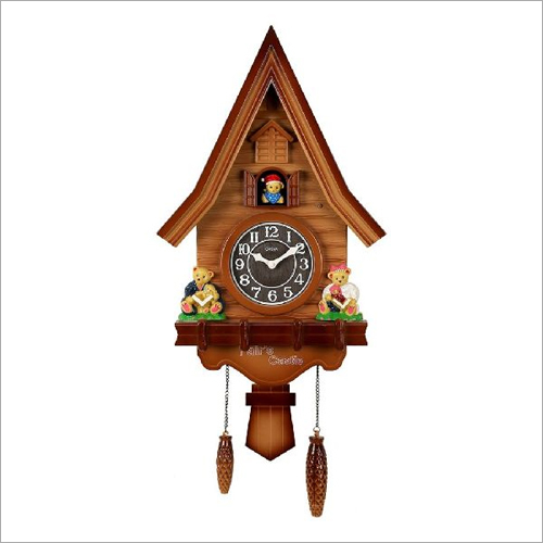 Wooden Cuckoo Analog Clock