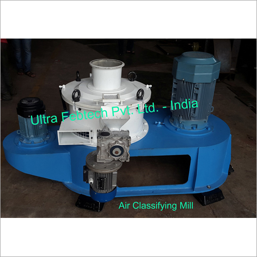 Air Classifier Mill Machine - MS Construction, 5 HP Motor Power, Up to 1 Kg/hr Capacity | High Performance, Automatic Feed Grinding Machine