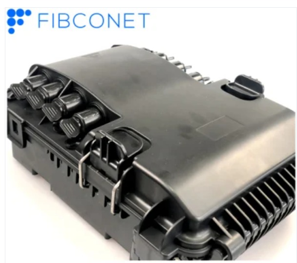 Fiber Optic Distribution Box - Abs+pc Material, Supports 16 Drop Cables, Ip65 Protection | Ideal For Data Transmission, Telecommunication, And Optical Fiber Applications