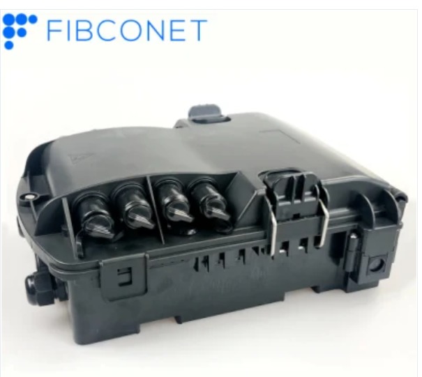 Fiber Optic Distribution Box - Abs+pc Material, Supports 16 Drop Cables, Ip65 Protection | Ideal For Data Transmission, Telecommunication, And Optical Fiber Applications