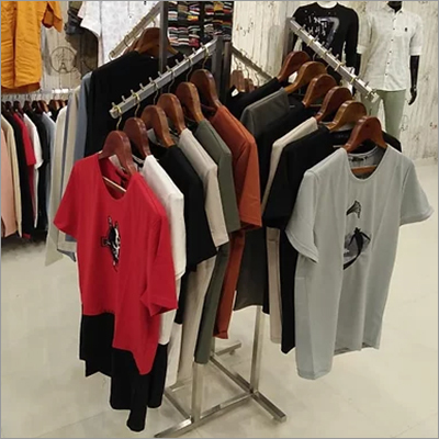4 Way Browsers Cloth Display Stand Application: Commercial