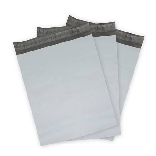 White Courier Bag - LDPE Material, 1 Kg Capacity, Plain Design, Resealable Closure, Contains POD Jacket | Stand Up Pouch, Customized Size