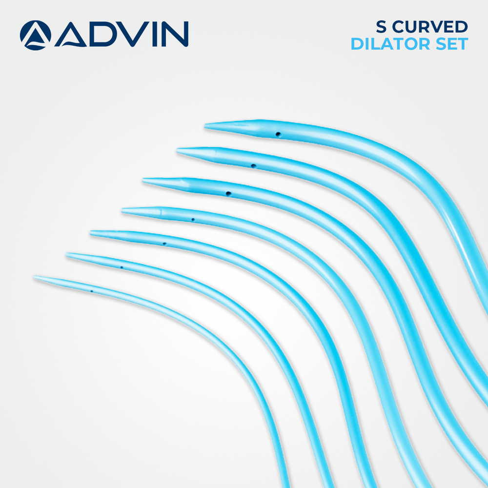मैनुअल एस कर्व्ड डाइलेटर सेट