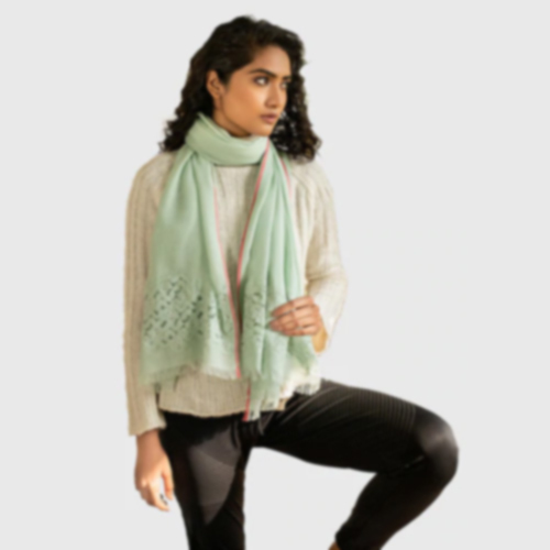 Misty Gleam Lace Stole