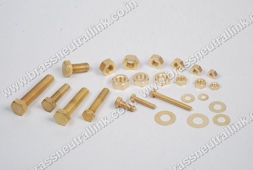 Brass Anchor Bolts - Brass, Sizes M2-M8, Golden Color, Hexagonal Shape, Tolerance 0.001-0.002 mm | Lightweight, Corrosion Resistant, Fine Finish