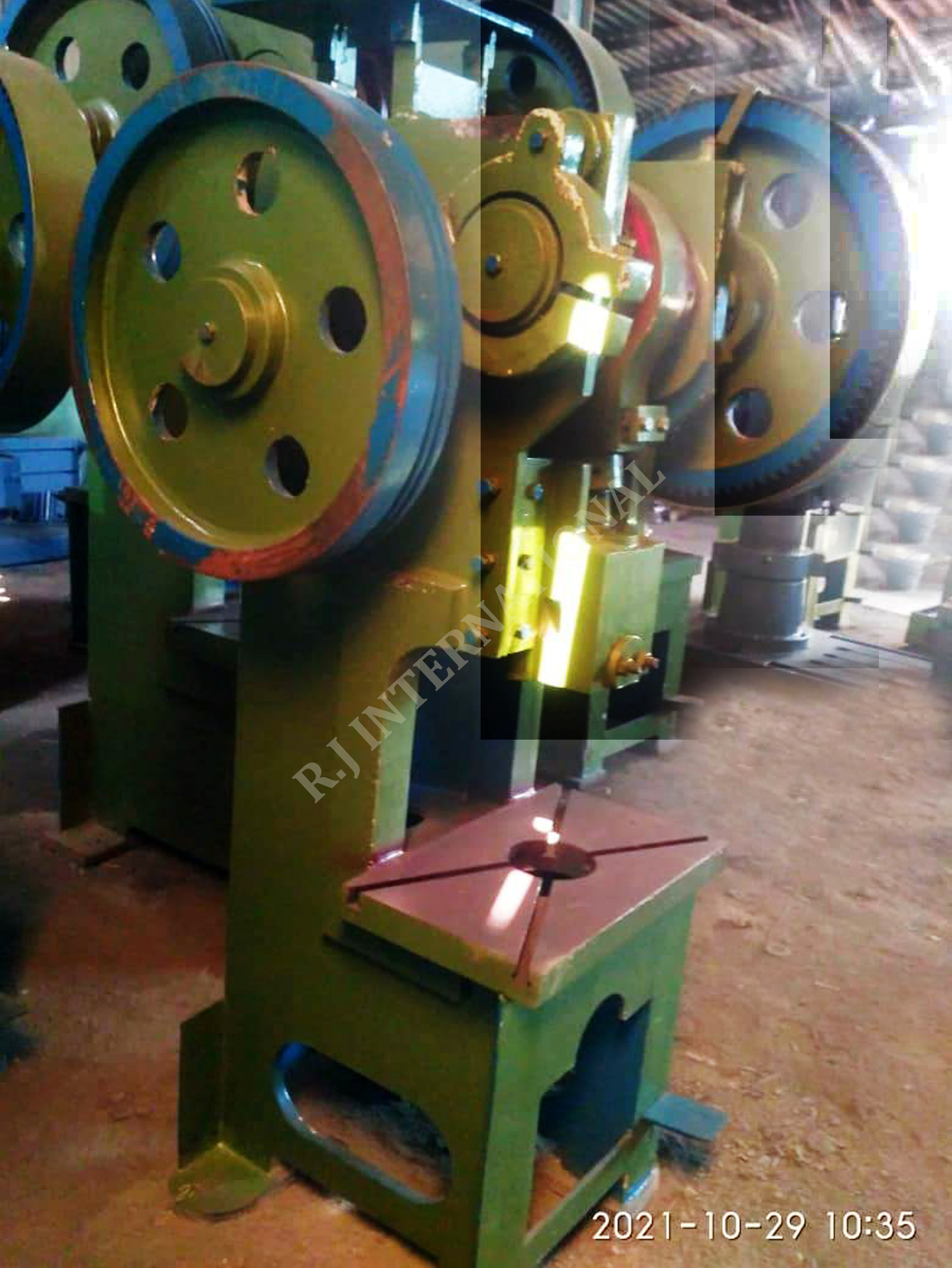 Power Press Machine - Mild Steel, 84 Inch Height, 24 Inch Width, 5 Hp Power, 1800 Kg Weight | Ideal For Industrial Cutting, Forming, And Blanking Operations