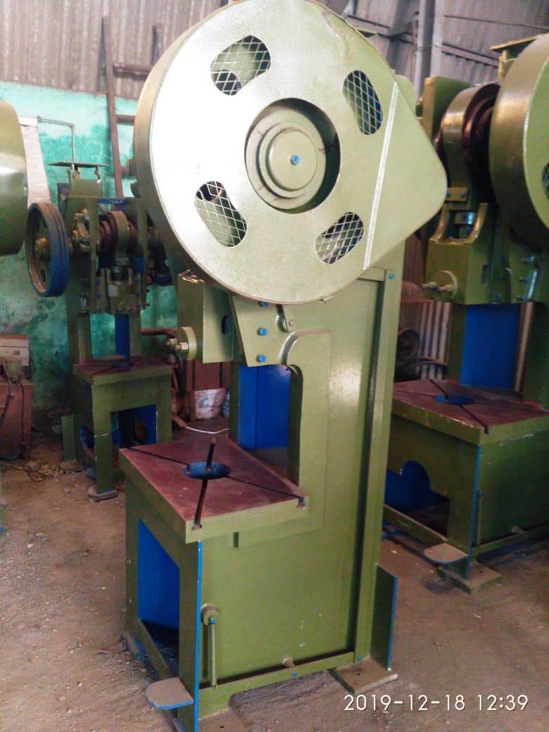 Power Press Machine - Mild Steel, 84 Inch Height, 24 Inch Width, 5 Hp Power, 1800 Kg Weight | Ideal For Industrial Cutting, Forming, And Blanking Operations