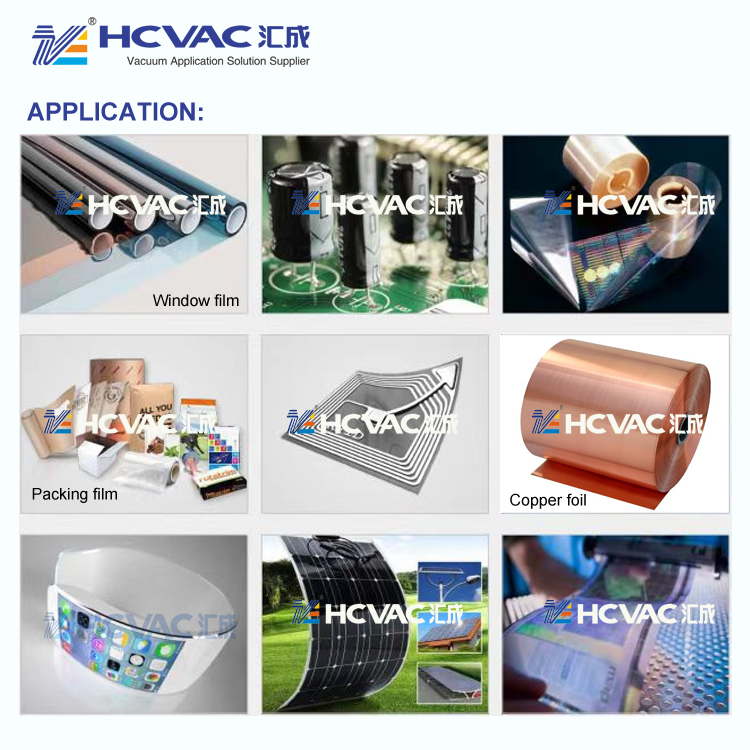 Hcvac Photoelectric Film Winding Coating Machine - Material: Stainless Steel