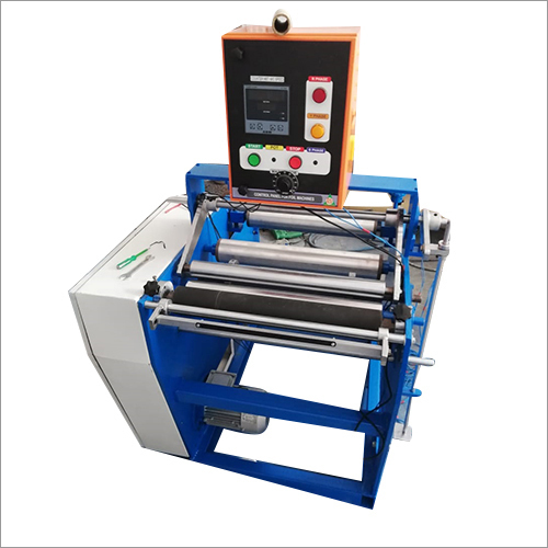 White & Orange Industrial Foil Slitting Machine