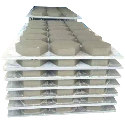 Multicolor Recycled Plastic Paver Block Pallet