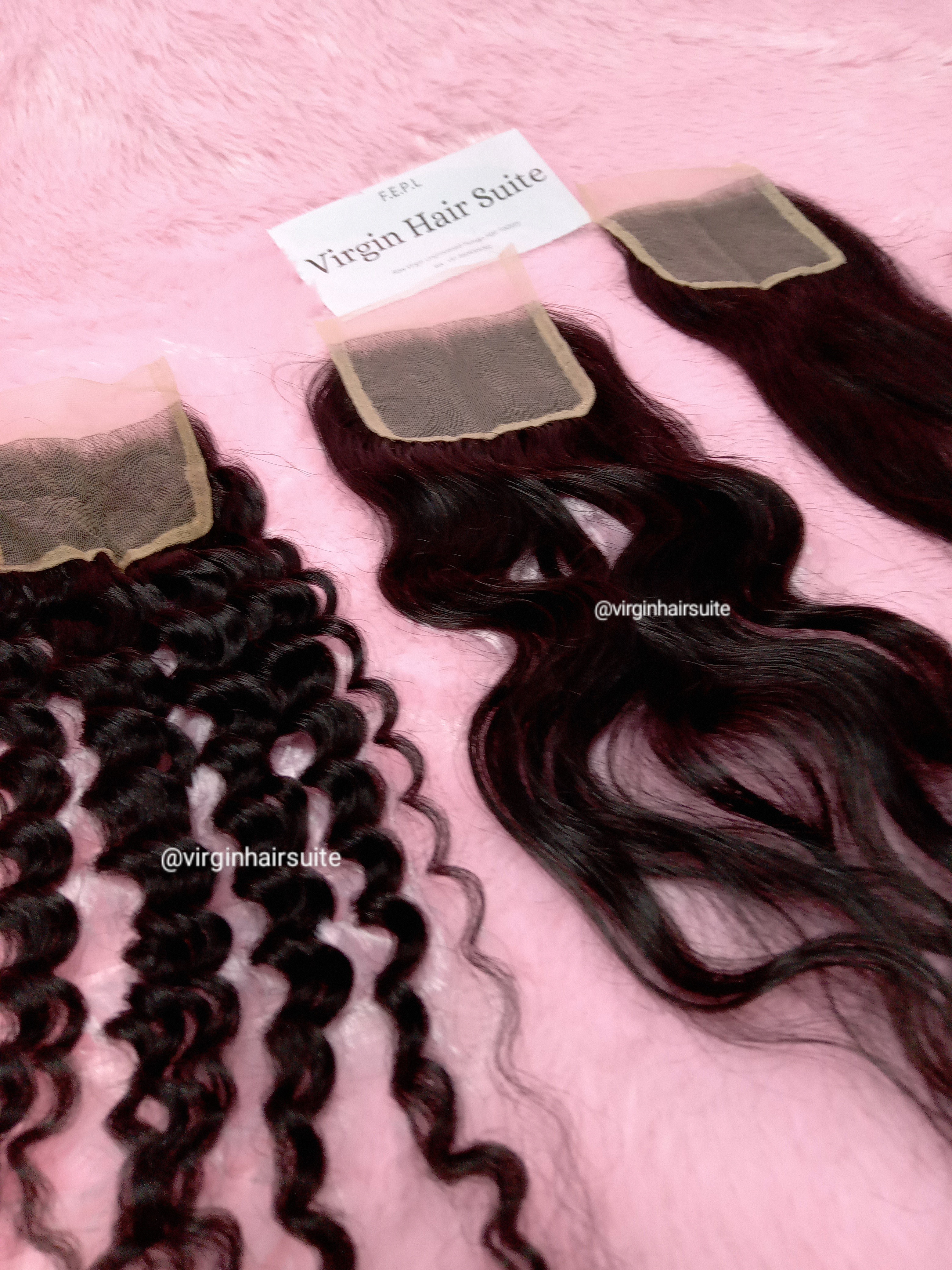 Lace Closure Hair Application: Profesional