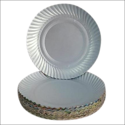 Disposable Paper Plates - Eco-Friendly White Paper, 6 Inch Size, 25 Pack | Plain Round Design, Color Coated for Events and Parties