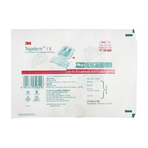 3m टेगाडर्म Iv पारदर्शक ड्रेसिंग फिल्म 1610 100 का पैक
