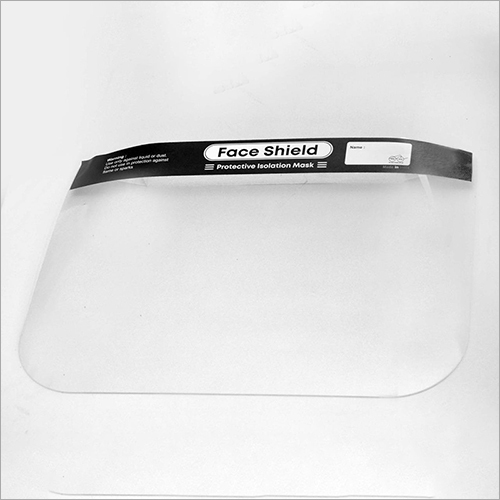 Transparent Face Shield - 0.8mm Polycarbonate 300mm X 320mm Size | Adjustable Head Harness Anti-fog Coating Washable & Reusable