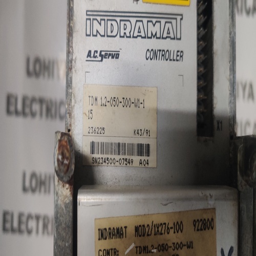 Indramat Digital Ac Servo Controller Tdm 1.2-050-300-w1-1