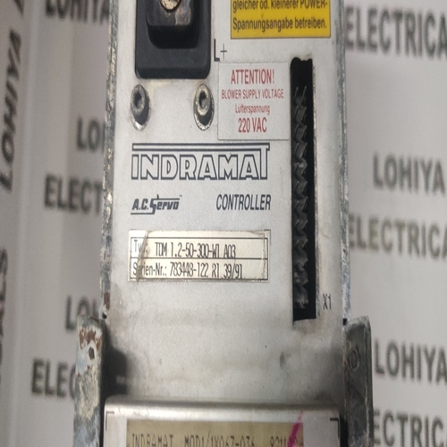 Indramat Digital Ac Servo Controller Tdm1.2-50-300-w1