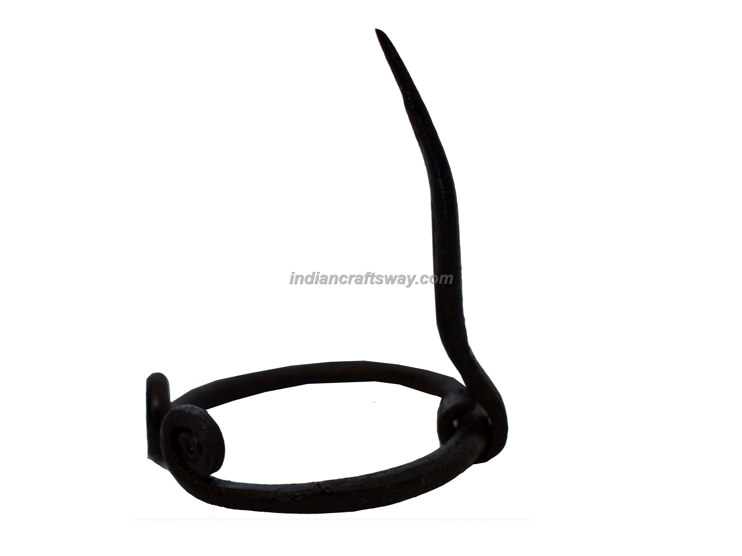 Hand Forged Mini Brooch - Color: Black