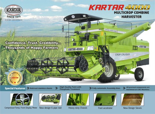 Kartar 4000 Multicrop Combine Harvester