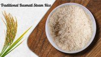 पारंपरिक बासमती भाप चावल