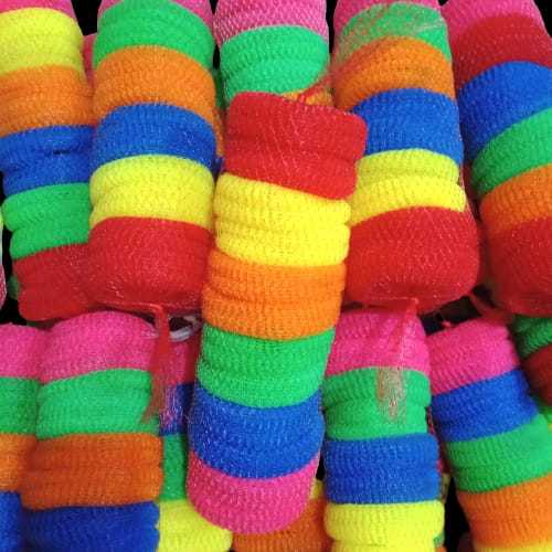 Multicolor Plastic Scrubber Net