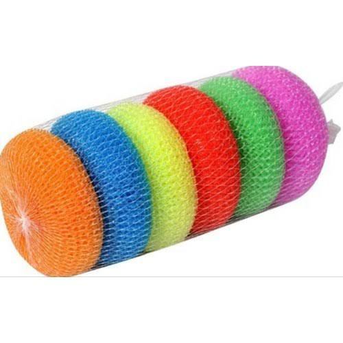 Multicolor Plastic Scrubber Net