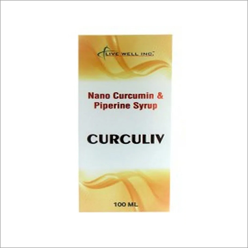100 Ml Nano Curcumin And Piperine Syrup Dosage Form: Liquid