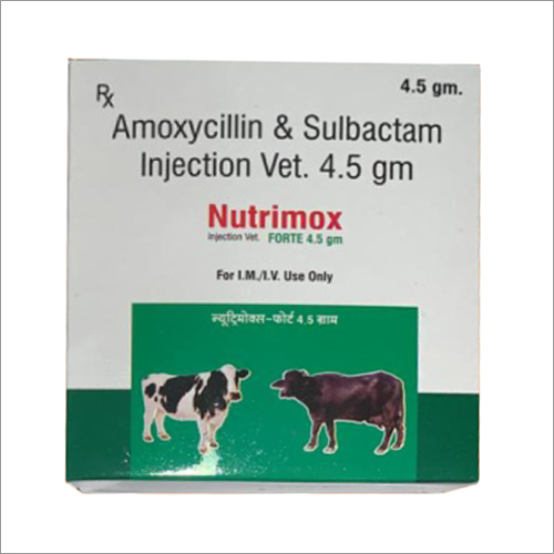 Liquid 4.5 Gm Amoxycillin And Sulbactam Injection