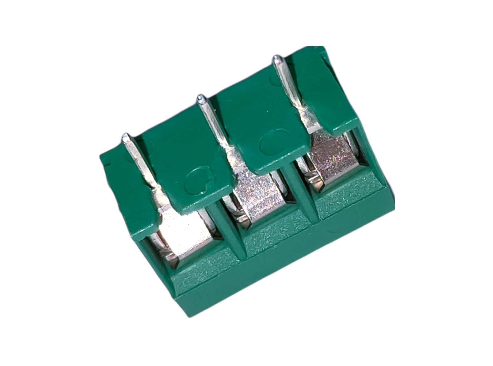126 2 Pin And 3 Pin Terminal Connector - Industrial Application, Size 126, Green Color | Designed For Control Panel Systems