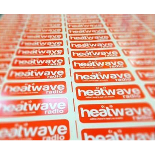 Customize Printed Sticker - Radium & Vinyl Material, Any Custom Shape in All Colors