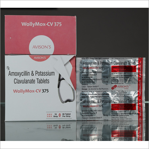 एमोक्सिसिलिन पोटेशियम क्लैवुलैनेट 375 मिलीग्राम किड टैबलेट के लिए अनुशंसित: बैक्टीरियल संक्रमण