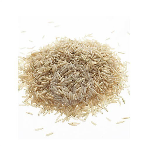 Basmati Brown Rice - Long Grain, 100% Pure, Golden Color, Dried, Chewy Texture, Nutty Flavor, Available in 10 Kg and 5 Kg PP & Jute Bags