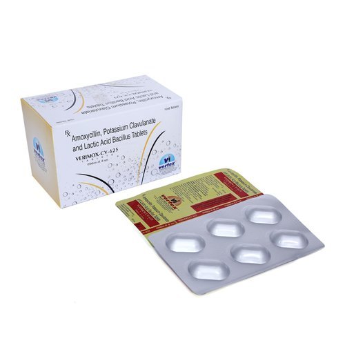 एमोक्सिसिलिन 500 मिलीग्राम और पोटेशियम क्लैवुलैनेट 125 मिलीग्राम टैबलेट ग्रेड: मेडिकल