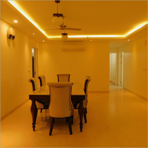 Dining Room Interior Service - Wood, Fabric, Beige, Modern | Custom Designs, Eye-pleasing, Quality Work, Space Optimization