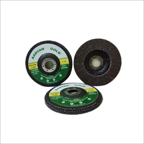Abrasive Flap Disc - Ceramic Coated Aluminum Oxide, 4-7 Inch Round, Black | Features Lighter Pressure, Less Vibration & Noise, Durable, Cost-effective