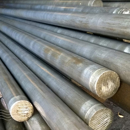Stainless Steel EN 8 Round Bar - Silver Color Finish | Durable Steel Bars for Construction Applications