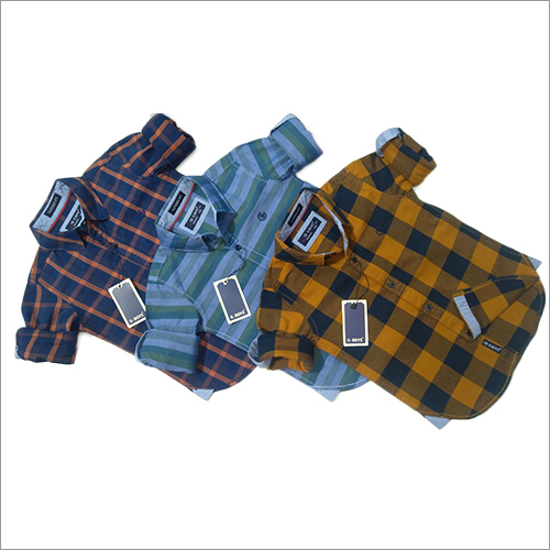 Boys Casual Shirts - Cotton Blend, Check Pattern | Modern Style, Washable for All Seasons
